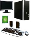 Heide-Allround-PC HP28MTBXP(Intel Celeron 430 1,80 GHz GHz,nForce 630i/GeForce 7100,2GB DDR2-800 RAM,160GB SATA2,22XDVD +-RW,GLAN,multi-format card reader,Midi-Tower 400W+TFT 19"+Optical mouse,keyboard,speakers+Windows XP Home SP3 DVD.EN)