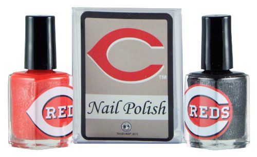 MLB Cincinnati Reds Two-Pack Team Colored Nail Polish