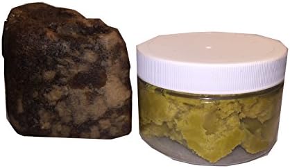 PLANET PRODUCTS PLACE Raw African Black Soap..imported From Ghana 4oz Bar...and 4oz Container of Raw Shea Butter