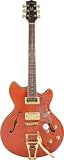 Jay Turser Jazz Guitars Jt-cleopatra-or Semi Hollow-body Electric Guitar,