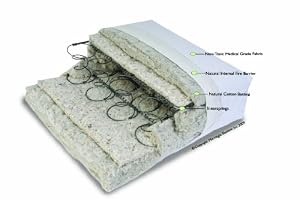 Moonlight Slumber Nature's Star Natural Cotton Crib Mattress
