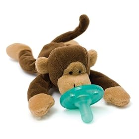 Wubbanub Infant Plush Toy Pacifier - Monkey