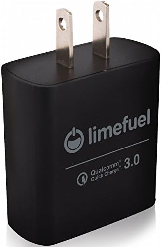 Qualcomm Quick Charge 3.0 18W Wall Charger (Black L18QC, QC3.0)