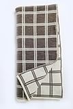 Nui Organics Grid Baby Blanket Cocoa and Cream