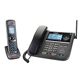 Uniden DECT 6.0 Two-Line Cordless Phone with Digital Answering System and Caller ID (DECT4096 ) (Black)