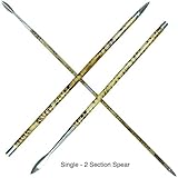 Tribal Spear Sectional Burned Wood