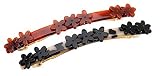 France Luxe Long Skinny Barrette with Daisies - Classic