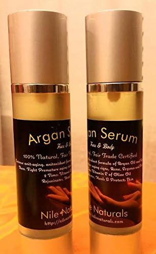Argan Face Serum - Anti-aging, Powerful Antioxidant Formula of Argan Oil plus Shea. Slows signs of premature aging. Hydrates, Protects & Heals, Rejuvinates Skin!