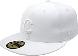 MLB Chicago Cubs White on White 59FIFTY Fitted Cap (7 3/4)