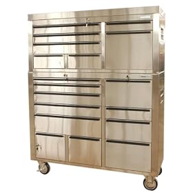 Garage Toys Tool Box - Brushed Stainless Steel (48") by Garage Toys