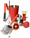 5-Piece Bar Set, Red