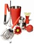5-Piece Bar Set, Red