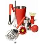 Pike Street 5-Piece Bar Set, Red