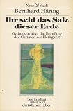 Produkt-Bild: Ihr seid das Salz dieser Erde. Gedanken &uuml;ber die Berufung der Christen zur Heiligkeit