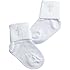 Lauren Madison Baby Boy Christening Socks with Cross Appliques