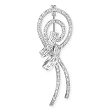 C.Z. Diamond (.925) S/S Classic Twist Pin