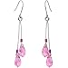 Perfect in Pink Titanium Nickel Free Earrings MADE WITH SWAROVSKI ELEMENTS