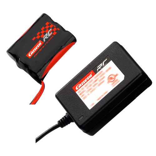 Carrera RC 370800011 - Tuning-Akku und Tuning-Ladeger&auml;t f&uuml;r Carrera RC 2,4GHz Fahrzeuge + Boot (11,1V 1500mAH Akku + 12,6V 800mA)