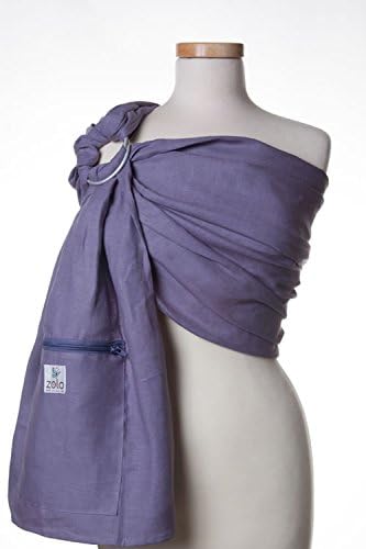 ZoloWear Linen Baby Sling: Thistle, Medium