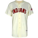 Cleveland Indians Majestic Alternate Ivory Authentic Jersey