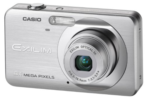 Casio EXILIM EX-Z80 SR Digitalkamera (8 Megapixel, 3-fach opt. Zoom, 2,6