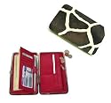 Large Size Giraffe Print Flat Wallet by Eliebags
