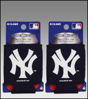 SET OF 2 NEW YORK YANKEES CAN KADDY KOOZIES