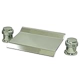 Kingston Brass KS2241MR Milano Waterfall Roman Tub Filler with Round Handle, 3-3/8-Inch, Polished Ch
