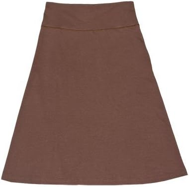 Monterey skirt (organic cotton) - ecogirl EG07 (Brown, X-Small)