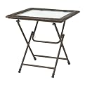 Home Rolston Wicker Folding Table 20"