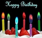 ケーキ用パプリキャンドル　６本入