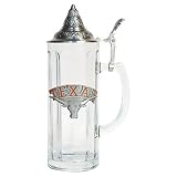NCAA Texas University Longhorns 20oz Tall Lidded Stein