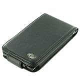Apple iPod Touch 1st Generation Black Premium Leather Flip Case with Rotating Belt Clip (Not Compatible with 2nd Generation iTouch)
