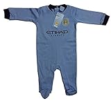 Manchester City マンチェスターシティ 2014-15モデル 長袖 ベビー ロンパース / ボディスーツ カバーオール 赤ちゃん ベビー マタニティ (0-3ヶ月（62cm）)