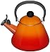 Kitchen & Housewares : Le Creuset Kone Kettle with Whistle, Volcanic, 1.6 Litre
