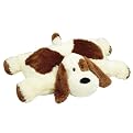 JooJoo Pillow Fellow Dog - Brown/ White