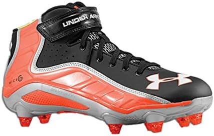 Under Armour Mens Fierce Havoc Mid D Football Cleats 16 M US Orange