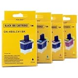 PREMIUM COMPATIBLE Brother LC-41 4-Color Ink Cartridge. The Generic Brother LC-41 Color Value Pack contains black, cyan, magenta, yellow color cartridge.