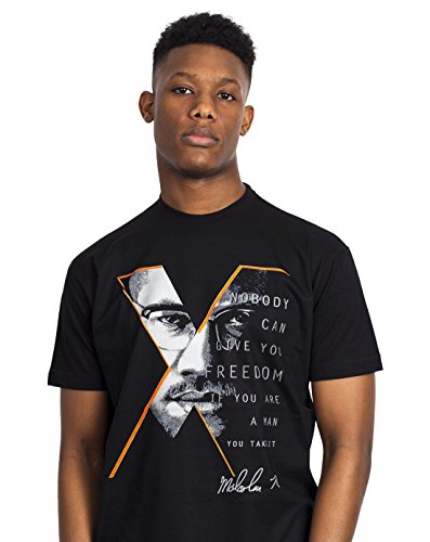 ALLRIOT Malcolm X Graphic Black T-shirt - Thought Criminals Collection