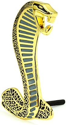 Golden Cobra Snake Logo Metal Badge Decal Sticker Emblem 3D For Car Truck Hot