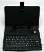 Amazon.com: 7" Tablet Stand with USB Keyboard - Black Faux Leather Carrying Case: Electronics