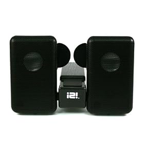 Click here to buy Aerielle i2i Folding Portable Speakers (Black) by i2i.