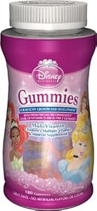 Disney Princess Multi Vitamin Gummies, 180-Count