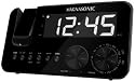 Magnasonic SelfSet Clock Radio with WakeUp Technology and Projector (Black)