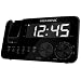 Magnasonic MAAC500 AM/FM Projection Clock Radio with WakeUp! Battery Backup Alarm, Jumbo 1.2 inch LED Display, SelfSet Auto Time Set & Dual Alarm
