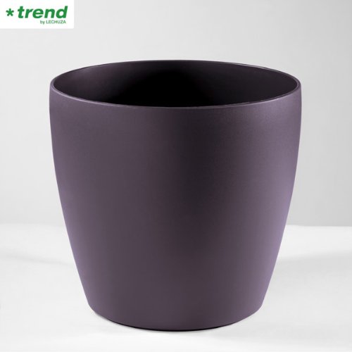 LECHUZA（レチューザ）　TREND（トレンド）　ラウンド・ジョーカー28　直径28cm　底面灌水セット付きプランター　バイオレット LE-7028J-VL