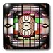 Jos Fauxtographee Abstract - A Lamp Shade with Neon Colors, Black Bars and Lots of Depth - Light Switch Covers - double toggle switch