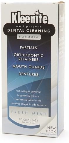 kleenite Multipurpose Dental Cleaning Formula, Fresh mint 9 fl oz (6 PACK)