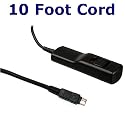 Opteka Remote Shutter Release Cord for Olympus EVOLT SP-510, SP-550, SP-560, SP-565, SP-570, SP-590, E-620, E-520, E-510, E-450, E-420, E-410, E-400, & E-30 Digital SLR Camera (10 Foot Cord)