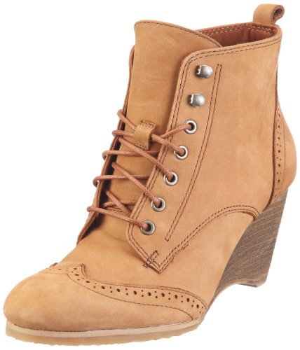 ESPRIT Fagie Lu Wedge V05570, Damen, Stiefel, Braun (brandy 221), EU 40